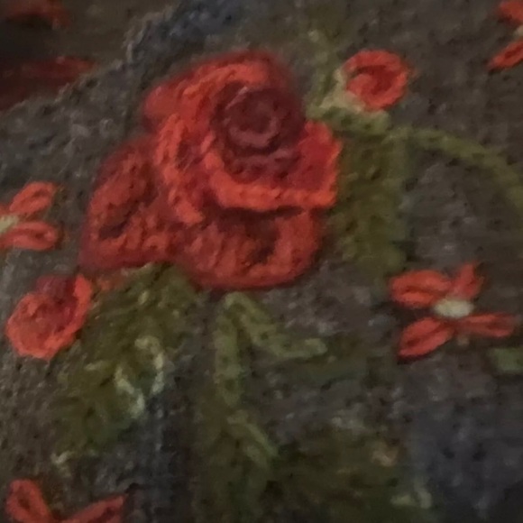 Lost Horizon Women Sweater Button Up 100% Wool Handmade Rare To Find fair trade - Picture 7 of 15